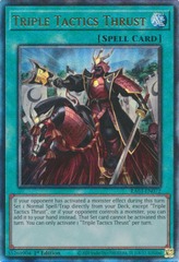 Triple Tactics Thrust - RA03-EN072 - Prismatic Ultimate Rare - 1st Edition